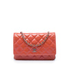 Secondhand Chanel CC Quilted Patent Wallet on Chain