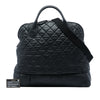 Secondhand Chanel Extra Large Quilted Coated Canvas Expandable Zip Travel Bag