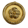 Secondhand Chanel Gold Plated Camellia Round Clip On Earrings