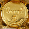 Secondhand Chanel Gold Plated Strass Diamond Shape Clip On Earrings