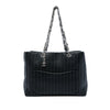 Secondhand Chanel Large Lambskin Vertical Quilted Mademoiselle Tote