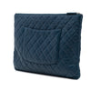 Secondhand Chanel Large Quilted Lambskin O Case Clutch
