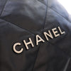 Secondhand Chanel Large Quilted Shiny Calfskin 22 Backpack