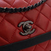 Secondhand Chanel Medium CC Bicolor Quilted Lambskin Grosgrain Single Flap