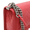 Secondhand Chanel Medium Chevron and Diamond Quilted Lambskin Boy Flap