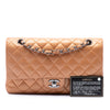 Secondhand Chanel Medium Classic Metallic Caviar Double Flap