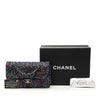 Secondhand Chanel Medium Classic Strass Embellished Denim Double Flap