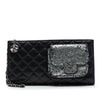 Secondhand Chanel Metallic and Quilted Lambskin Mineral Nights Pochette Wristlet