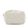 Secondhand Chanel Mini Caviar Chain Zip Around Vanity Case