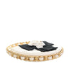 Secondhand Chanel Mini Lambskin Round Camellia Clutch