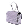 Secondhand Chanel Mini Quilted Metallic Calfskin Ring Top Handle Flap