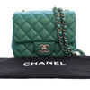 Secondhand Chanel Mini Square Classic Iridescent Lambskin Single Flap