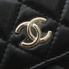 Secondhand Chanel Quilted Calfskin Maxi Pearls Clutch With Chain