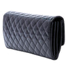 Secondhand Chanel Quilted Patent Brilliant East West Flap Clutch with Chain