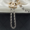 Secondhand Chanel Small Bicolor Quilted Calfskin Gabrielle Bucket Bag