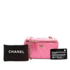 Secondhand Chanel Small Quilted Lambskin Trendy CC Vanity Case with Chain