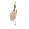 Chloé Gold Plated Chloe Symbols and Shearling Tail Bag Charm Secondhand