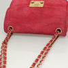 Chanel Chain Flap Shoulder Bag Suede