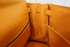 Secondhand Hermes Kelly Handbag Yellow Courchevel with Gold Hardware