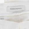 Balmain White Cotton Denim Trousers - 2000s Second hand