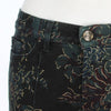 Roberto Cavalli Black and Gold Stretch Trousers - 2000s Second hand