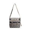 Christian Dior Flap Messenger Bag Oblique Canvas and Leather