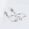 Non Signe / Unsigned Diamond Earrings K18WG 3.2 g D1.7 Secondhand