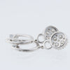 Non Signe / Unsigned Diamond Earrings K18WG 3.2 g D1.7 Secondhand