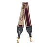 Secondhand Dior Canvas Logo Embroidered Shoulder Strap