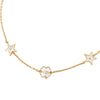 Secondhand Dior Gold Plated CD Mother of Pearl Destiny Necklace