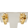 Secondhand Dior Gold Plated Strass Hoop Clip On Earrings