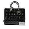 Secondhand Dior Large Patent Cannage Lady Dior
