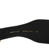 Secondhand Dior Leather and Canvas Embroidered Logo Belt