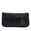 Secondhand Dior Logo Grained Calfskin Clutch