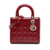 Secondhand Dior Medium Patent Cannage Lady Dior