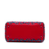 Secondhand Dior Medium Tweed Cannage Fringe Lady Dior