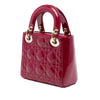 Secondhand Dior Mini Patent Cannage Lady Dior