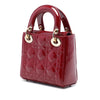Secondhand Dior Mini Patent Cannage Lady Dior