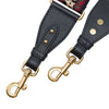 Secondhand Dior Studded Embroidered Canvas Bag Strap