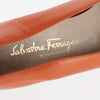 Salvatore Ferragamo Orange Leather Flats - '90s Second hand