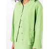 Chanel Apple Green Linen Dress Suit - '90s Second hand