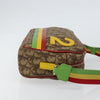 Christian Dior Vintage Rasta Crossbody Bag Diorissimo Canvas