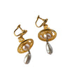 Secondhand Vivienne Westwood Pearl Drop Clip-on Earrings - '10s