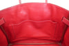 Hermes Birkin Handbag Red Courchevel with Gold Hardware