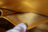 Secondhand Hermes Kelly Handbag Yellow Courchevel with Gold Hardware