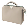 Secondhand Fendi Mini Leather Peekaboo ISeeU Satchel