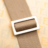 Secondhand Fendi Zucchino Canvas F Charm Crossbody