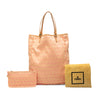 Secondhand Fendi Zucchino Canvas Vertical Tote