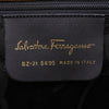 Secondhand Ferragamo Stitched Suede Tassel Crossbody