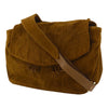 Secondhand Ferragamo Stitched Suede Tassel Crossbody
